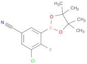 Benzonitrile, 3-chloro-4-fluoro-5-(4,4,5,5-tetramethyl-1,3,2-dioxaborolan-2-yl)-