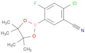 Benzonitrile, 2-chloro-4-fluoro-5-(4,4,5,5-tetramethyl-1,3,2-dioxaborolan-2-yl)-