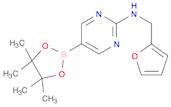 2-Pyrimidinamine, N-(2-furanylmethyl)-5-(4,4,5,5-tetramethyl-1,3,2-dioxaborolan-2-yl)-