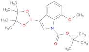 1H-Indole-1-carboxylic acid, 7-methoxy-3-(4,4,5,5-tetramethyl-1,3,2-dioxaborolan-2-yl)-, 1,1-dimethylethyl ester