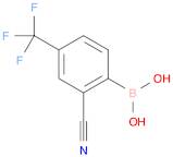 Boronic acid, B-[2-cyano-4-(trifluoromethyl)phenyl]-