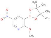 Pyridine, 2-methoxy-5-nitro-3-(4,4,5,5-tetramethyl-1,3,2-dioxaborolan-2-yl)-