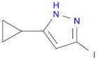 1H-Pyrazole, 5-cyclopropyl-3-iodo-