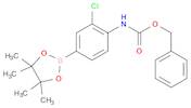 Carbamic acid, N-[2-chloro-4-(4,4,5,5-tetramethyl-1,3,2-dioxaborolan-2-yl)phenyl]-, phenylmethyl...
