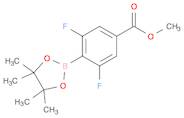 Benzoic acid, 3,5-difluoro-4-(4,4,5,5-tetramethyl-1,3,2-dioxaborolan-2-yl)-, methyl ester