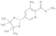 2-Pyridinecarboxylic acid, 3-methyl-5-(4,4,5,5-tetramethyl-1,3,2-dioxaborolan-2-yl)-, methyl ester