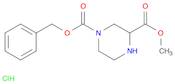 1,3-Piperazinedicarboxylic acid, 3-methyl 1-(phenylmethyl) ester, hydrochloride (1:1)