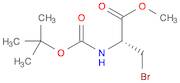 Alanine, 3-bromo-N-[(1,1-dimethylethoxy)carbonyl]-, methyl ester