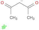 2,4-Pentanedione, ion(1-), strontium (2:1)