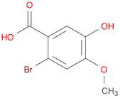 Benzoic acid, 2-bromo-5-hydroxy-4-methoxy-