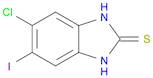 2H-Benzimidazole-2-thione, 5-chloro-1,3-dihydro-6-iodo-
