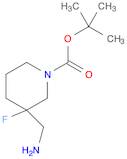 1-Piperidinecarboxylic acid, 3-(aminomethyl)-3-fluoro-, 1,1-dimethylethyl ester