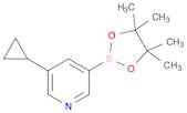 Pyridine, 3-cyclopropyl-5-(4,4,5,5-tetramethyl-1,3,2-dioxaborolan-2-yl)-
