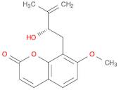 2H-1-Benzopyran-2-one, 8-[(2S)-2-hydroxy-3-methyl-3-buten-1-yl]-7-methoxy-