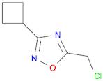 1,2,4-Oxadiazole, 5-(chloromethyl)-3-cyclobutyl-