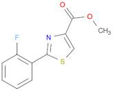 4-Thiazolecarboxylic acid, 2-(2-fluorophenyl)-, methyl ester