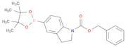1H-Indole-1-carboxylic acid, 2,3-dihydro-5-(4,4,5,5-tetramethyl-1,3,2-dioxaborolan-2-yl)-, phenylm…