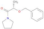1-Propanone, 2-(phenylmethoxy)-1-(1-pyrrolidinyl)-, (2S)-