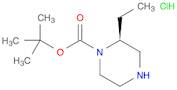 1-Piperazinecarboxylic acid, 2-ethyl-, 1,1-dimethylethyl ester, hydrochloride (1:1), (2S)-
