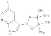 1H-Pyrrolo[2,3-b]pyridine, 5-fluoro-3-(4,4,5,5-tetramethyl-1,3,2-dioxaborolan-2-yl)-