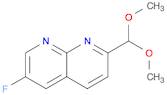 1,8-Naphthyridine, 2-(dimethoxymethyl)-6-fluoro-
