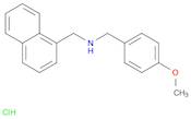 1-Naphthalenemethanamine, N-[(4-methoxyphenyl)methyl]-, hydrochloride (1:1)