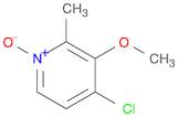 Pyridine, 4-chloro-3-methoxy-2-methyl-, 1-oxide