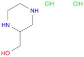 2-Piperazinemethanol, hydrochloride (1:2)