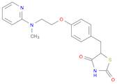 2,4-Thiazolidinedione, 5-[[4-[2-(methyl-2-pyridinylamino)ethoxy]phenyl]methyl]-