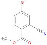 Benzoic acid, 4-bromo-2-cyano-, methyl ester