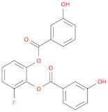 Benzoic acid, 3-hydroxy-, 1,1'-(3-fluoro-1,2-phenylene) ester