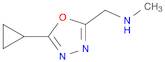 1,3,4-Oxadiazole-2-methanamine, 5-cyclopropyl-N-methyl-