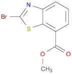 7-Benzothiazolecarboxylic acid, 2-bromo-, methyl ester