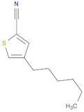 2-Thiophenecarbonitrile, 4-hexyl-