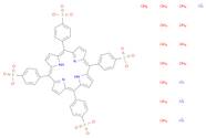 Benzenesulfonic acid, 4,4',4'',4'''-(21H,23H-porphine-5,10,15,20-tetrayl)tetrakis-, sodium salt, hydrate (1:4:12)