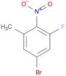 Benzene, 5-bromo-1-fluoro-3-methyl-2-nitro-