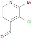 4-Pyridinecarboxaldehyde, 2-bromo-3-chloro-