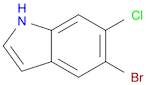 1H-Indole, 5-bromo-6-chloro-