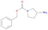 1-Pyrrolidinecarboxylic acid, 3-amino-, phenylmethyl ester, (3R)-