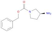 1-Pyrrolidinecarboxylic acid, 3-amino-, phenylmethyl ester, (3S)-