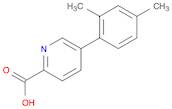 2-Pyridinecarboxylic acid, 5-(2,4-dimethylphenyl)-