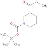 1-Piperidinecarboxylic acid, 3-(1-oxopropyl)-, 1,1-dimethylethyl ester