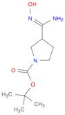 1-Pyrrolidinecarboxylic acid, 3-[(Z)-amino(hydroxyimino)methyl]-, 1,1-dimethylethyl ester