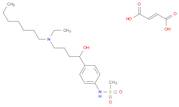 Methanesulfonamide, N-[4-[4-(ethylheptylamino)-1-hydroxybutyl]phenyl]-, (2E)-2-butenedioate (2:1)