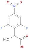 Benzeneacetic acid, 2,6-difluoro-α-methyl-4-nitro-