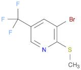 Pyridine, 3-bromo-2-(methylthio)-5-(trifluoromethyl)-