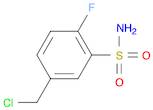 Benzenesulfonamide, 5-(chloromethyl)-2-fluoro-