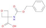 3-Oxetanecarboxylic acid, 3-[[(phenylmethoxy)carbonyl]amino]-