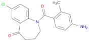 5H-1-Benzazepin-5-one, 1-(4-amino-2-methylbenzoyl)-7-chloro-1,2,3,4-tetrahydro-