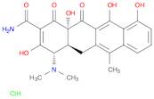 2-Naphthacenecarboxamide, 4-(dimethylamino)-1,4,4a,5,12,12a-hexahydro-3,10,11,12a-tetrahydroxy-6-methyl-1,12-dioxo-, hydrochloride (1:1), (4S,4aS,12aS)-